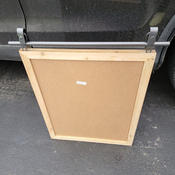 New in Box Ingram Barn Door Mirror with Shelf Firstime & Co. 25 in X 20 in - Picture 5 of 8